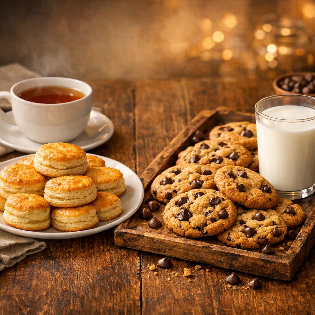 Biscuit กับ Cookie ต่างกันอย่างไร? ไขข้อสงสัยขนมยอดฮิต Biscuit กับ Cookie ต่างกันอย่างไร? ไขข้อสงสัยขนมยอดฮิต
